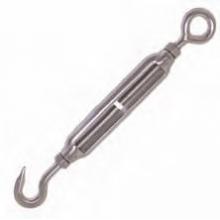Turnbuckles with two lock nuts eye/hook