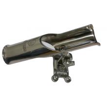 Single Tube Adjustable Deck Mount Rod Holder